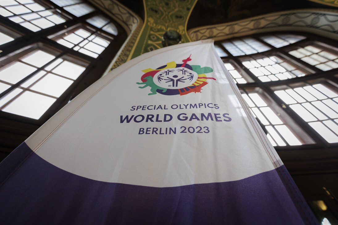 Empfang der Teilnehmer Special Olympics 2023